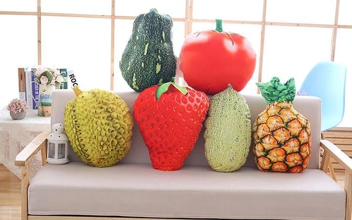 Decorative Vegetable and Fruits Throw Pillow Sofa Cushion