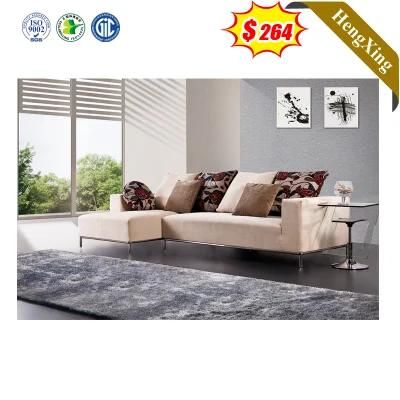 Modern Design Home Furniture Sectional Leisure Fabric Corner 3 Seat Living Room Sofa