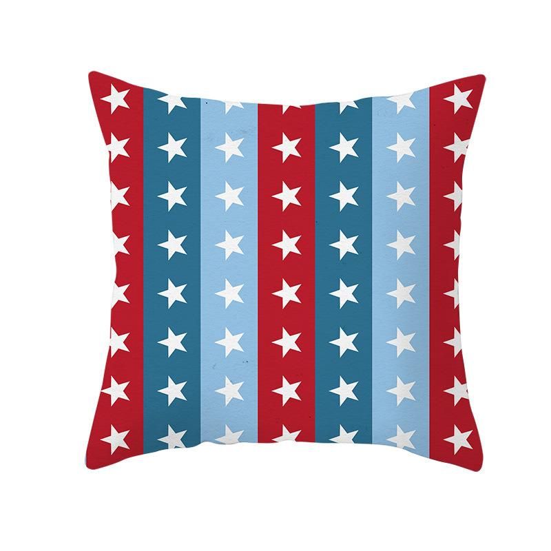 Holiday Decoration Independence Day Series 4 Back Cushion Cover, Sofa Cushion