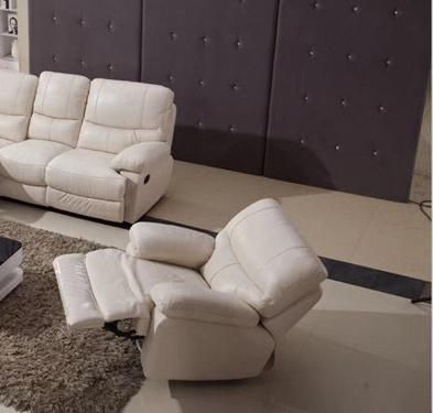 Best Selling Furniture Villa Living Room Genuine Leather Sofa, Recliner Sofa