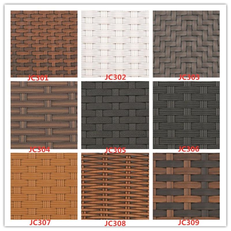 Resin Patio Furniture Armchair Garden Chair Outdoor Furniture Wicker UV-Resistant PE Rattan Sofa and Stool