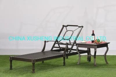 Cast Aluminum Furniture Outdoor Chair Single Person Sofa Chaise Lounge
