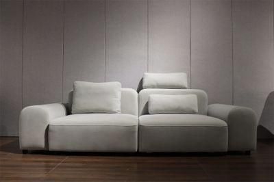 Wholesale Cloth Modern Style Fabric Custom Color Apartment Furniture 2 Seater Fabric Sofa