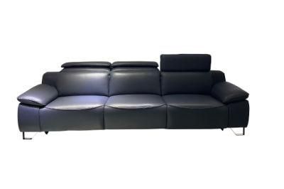 China Manufacturers Northern Europe Soft Simple PU Upholstered Hotel Floor Leather Sofa