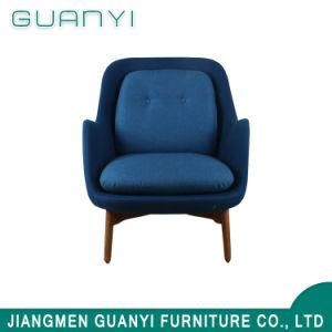 Solid Ash Wood High Back Seat Leisure Chair Fabric Sofa