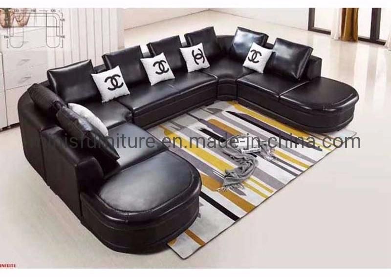 (MN-SF90) Factory Wholesale Living Room U Shaped Sofas Furniture 6 Seater Sofa Set