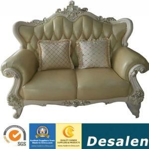 2018 Canton Fair Hotel Furniture Genuine Leather Sofa (004-1)