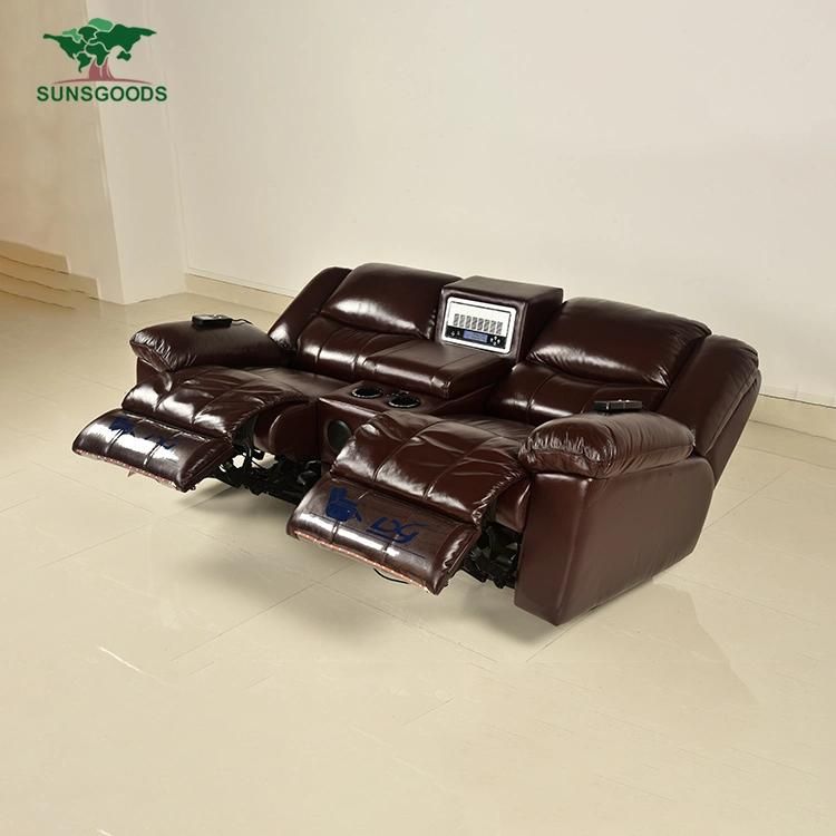 Home Theater Seating Sofa with Sound System Power Recliner Chair with Air Cleaner