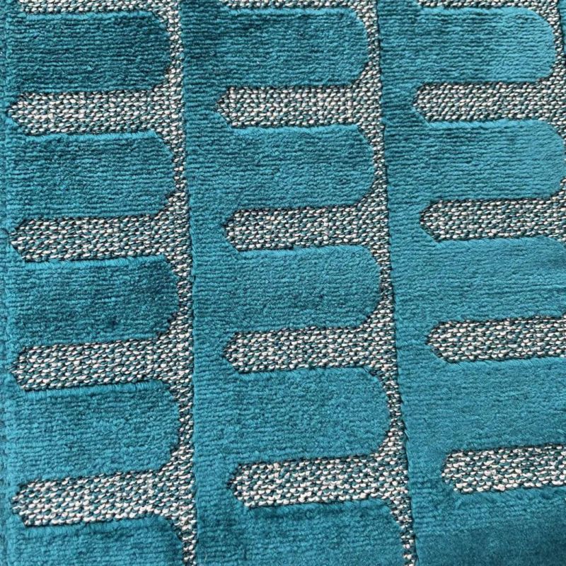 Highend Cut Pile Jacquard Velvet Furniture Fabric for Sofa Bedding Chair Cushion Upholstery Fabric (WH041)