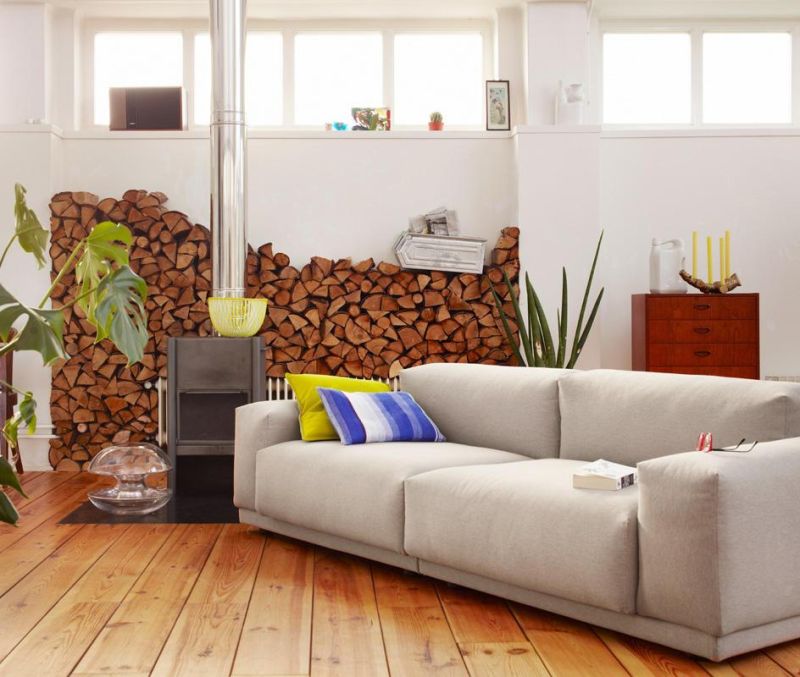 Jasper Morrison 3 Seats Fabric Sofa for Living Room (CC-6169-3)