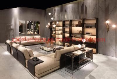 Zode Luxury Living Room Leather L Shape Corner Sectional Lounge Sofa Sets