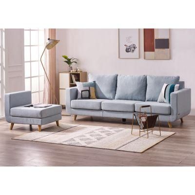 Modern Nordic Style Home Furniture Living Room Hotel Fabric Sectional Sofa