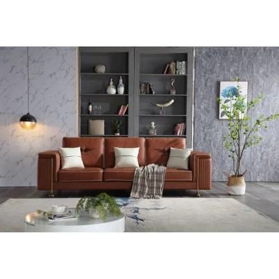 Modern Furniture Living Room Customer Home Livingroom Living Room Coffee Table Fabric Leather Sofa