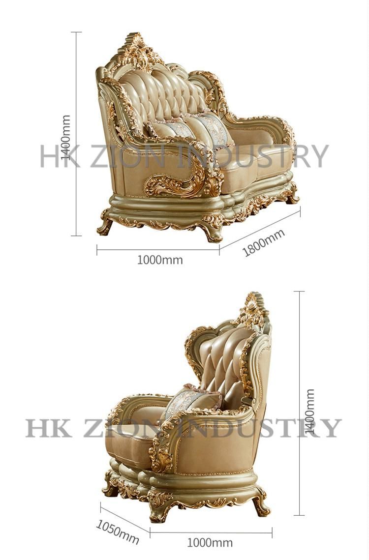 European Style Fruniture Classic Chesterfield Design Luxury Royal European Style Sofa Set Living Room Furniture Reclining Sofa