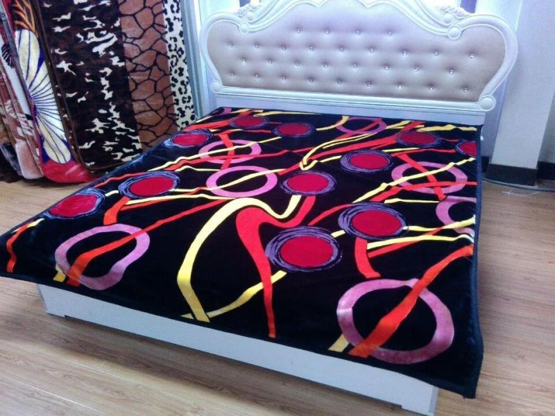 Blanket Blanket Blanket Factory Hot Selling 100% Polyester Knitted Sofa Blanket Air Condition