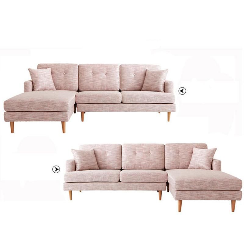 Nova New Design Modern Living Room Furniture Fabric Sectional Sofas 3 Seater L Shape Sofa