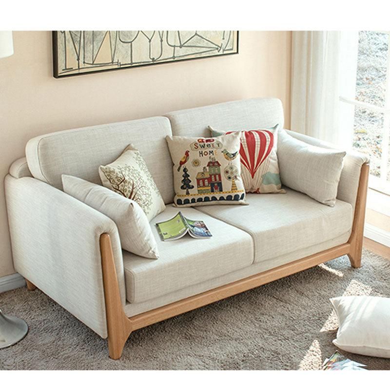 Affordable Ins Design Sofa Apartment Modern Beige Sofa