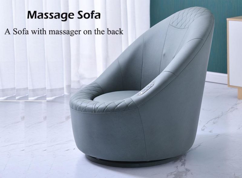 Modern Home Office Hotel Leisure Leathaire Sofa with Back Massage