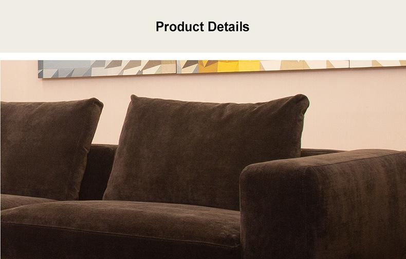 Non Inflatable Home Living Room Dubai Furniture Fabric Sofa