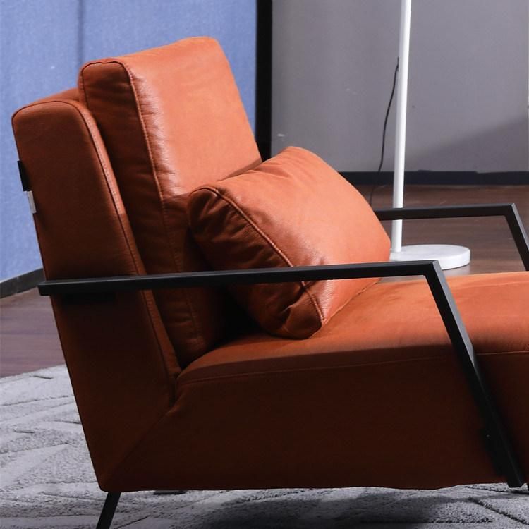 Fabric Simple Modern One Seat Sofa Couch Sofa for The Living Room
