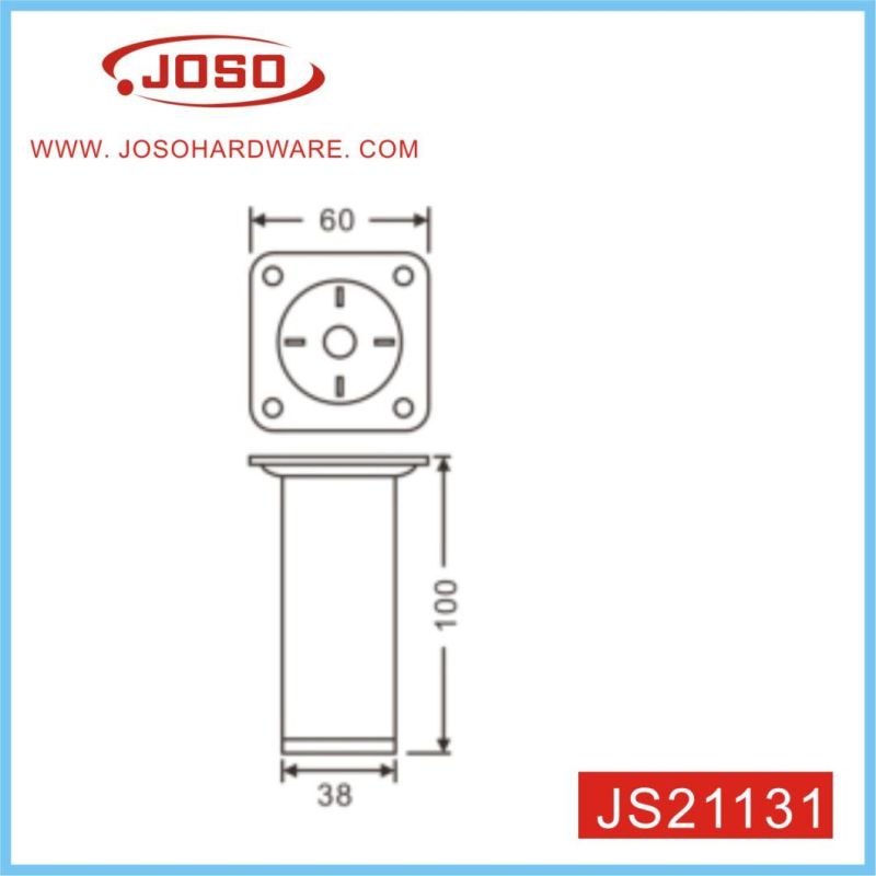 Stable and Strong Customized Height Funtiure Leg for Sofa