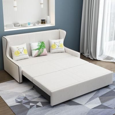 Hot Sale Save Space Multi-Purpose Sofa Cum Bed Fabric Folding Chair Sleeper Living Room Sofa Bed