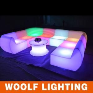 Modern Life Colorful Hotel LED Sofa Furniture