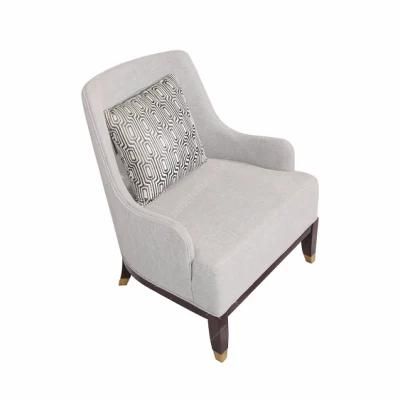 Customized Hotel Room Furniture Leisure Chair Single Sofa for Sale