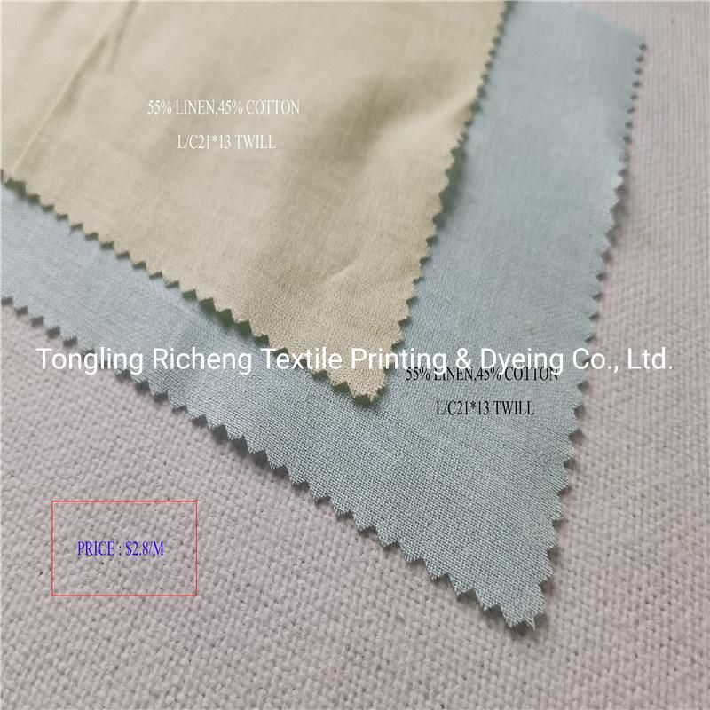 100% Pure Linen Fabric for Sofa Home Textile