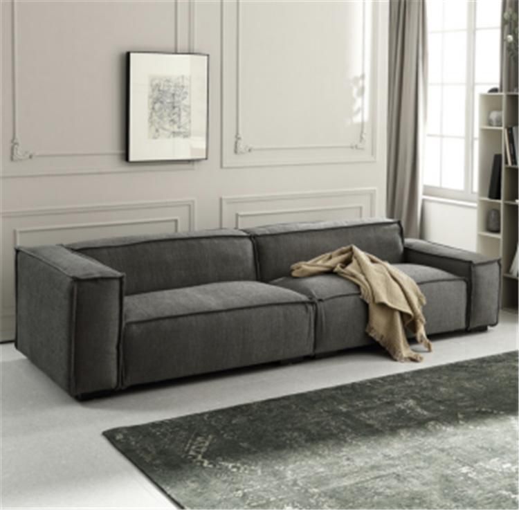 Living Room Furniture Modern Italian Style Minimalist Fabric Sofa