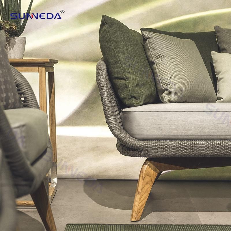 Leisure Rope Garden Gazebo Sofa Love Seat Outdoor Furniture