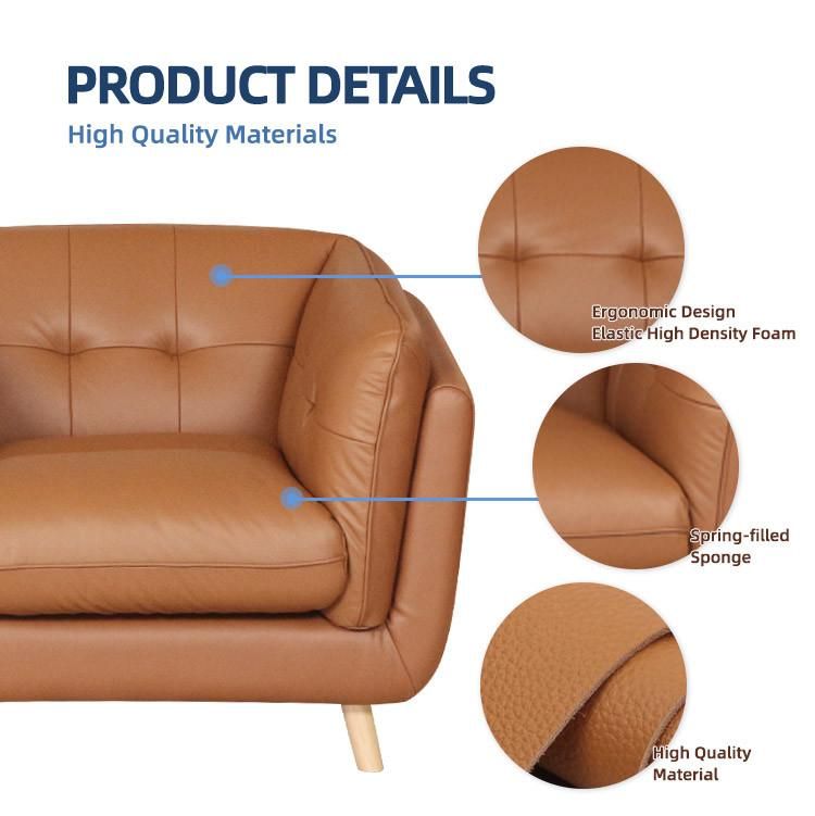 Modular Sofa 1+2+3 Seat OEM Leather Modular Sectional Sofa
