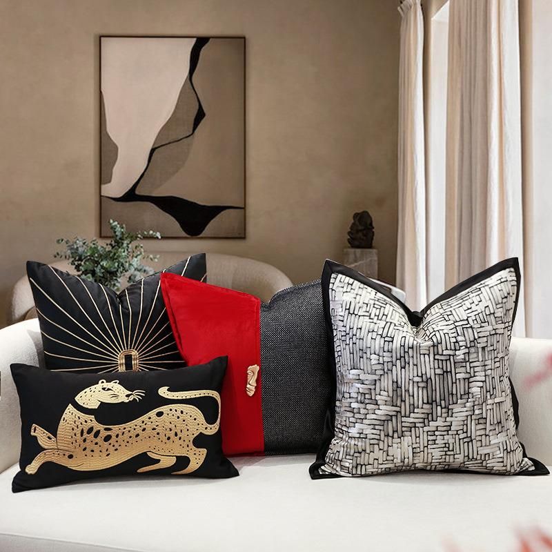 Wholesale Most Popular Custom New Design 45*45cm, 30*50cm Sofa Cushion Cover for Home Car Bed Home Decoration High Quality Pillow Cover Pillowcase