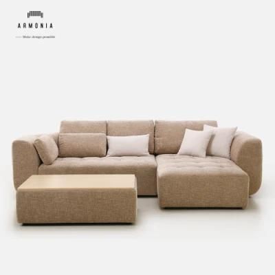 Modern Furniture Corner Sofa Sectional Couch Living Room Fabric Sofa