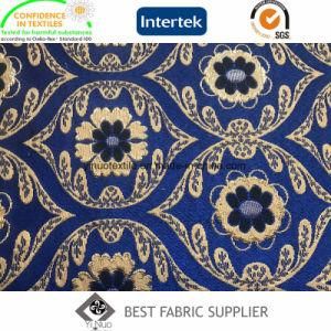 70% Polyester 30% Cotton Yarn Dyed Jacquard Sofa Cushion Fabric Factory
