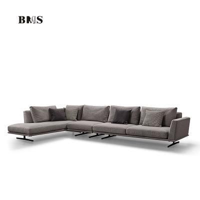 Luxury Contemporary Home Furniture Sectional Modern Sofa in Fabric
