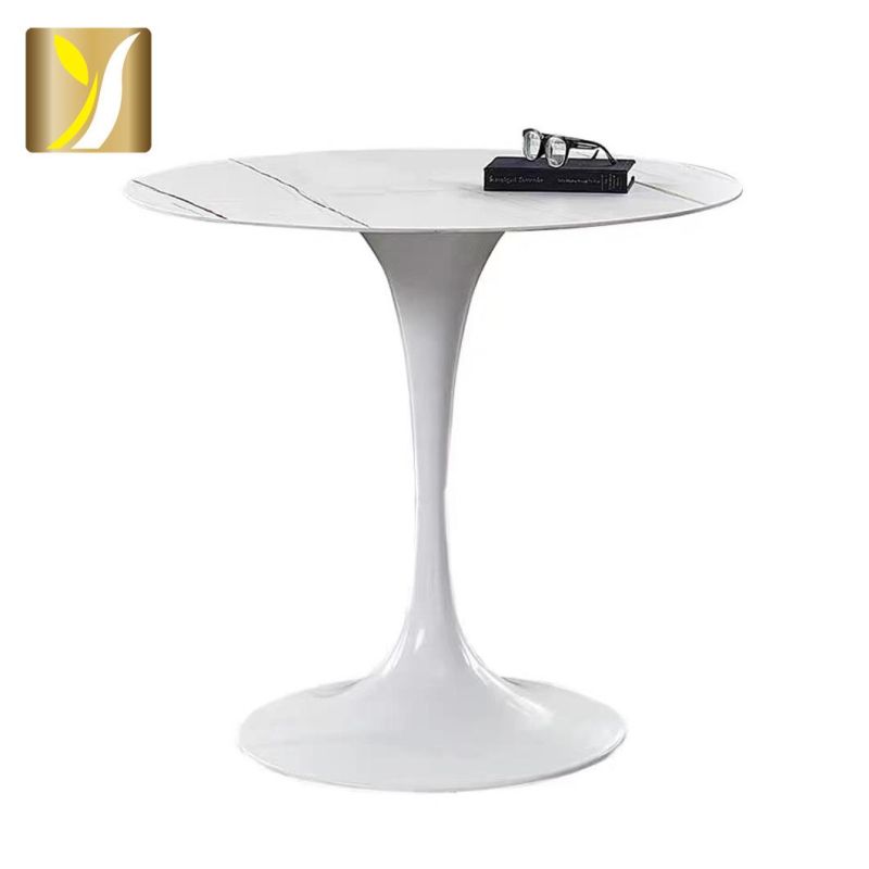 Modern Style Stainless Steel Bracket Marble Top Living Room Coffee Table Sofa Coffee Table