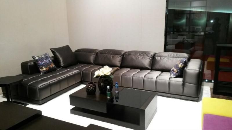 Luxury Modern Home Furniture Living Room Leisure L-Shaped Sectional Sofa