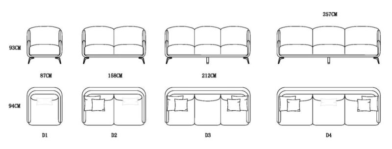 Foshan Home Furniture Manufacturer Villa Living Room Latest Modern Design Luxury Velvet Fabric 3 2 1 Sectional Sofa Set Furniture with Good Quality