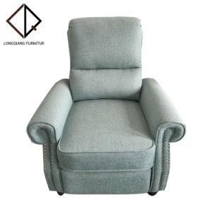 Wholesale Modern Style Living Room Leisure Sofa Chair Singe Sofa with Padded Cushion
