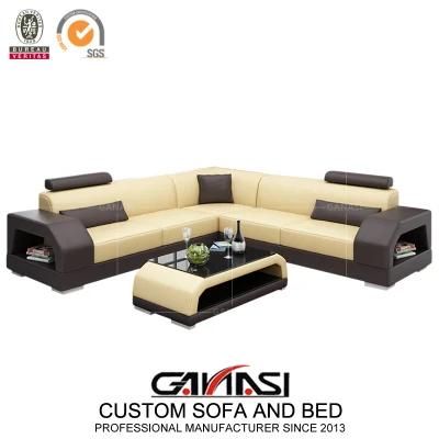 Elegant Leisure Corner Sofa with Comfortable Leather Upholstery