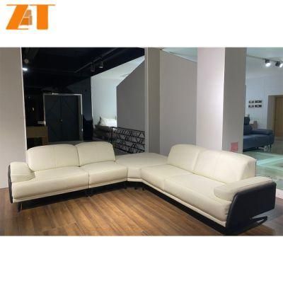 Modern Sectional Home Furniture Customized Italian Style Luxury Leather Furniture Sofa Set Living Room Sofa (21030)