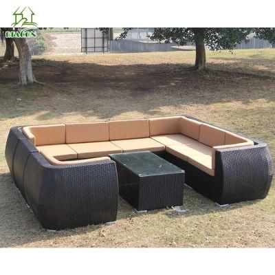 Hot Sale Outdoor Leisure Garden Modern Hotel Resort Villa Project Patio Aluminum Sofa Set