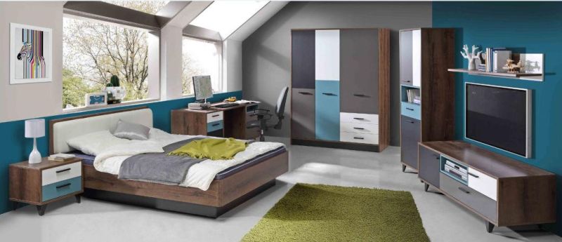 Modern Wooden MDF Living Room Sofa King Bed Hotel Bedroom Furniture