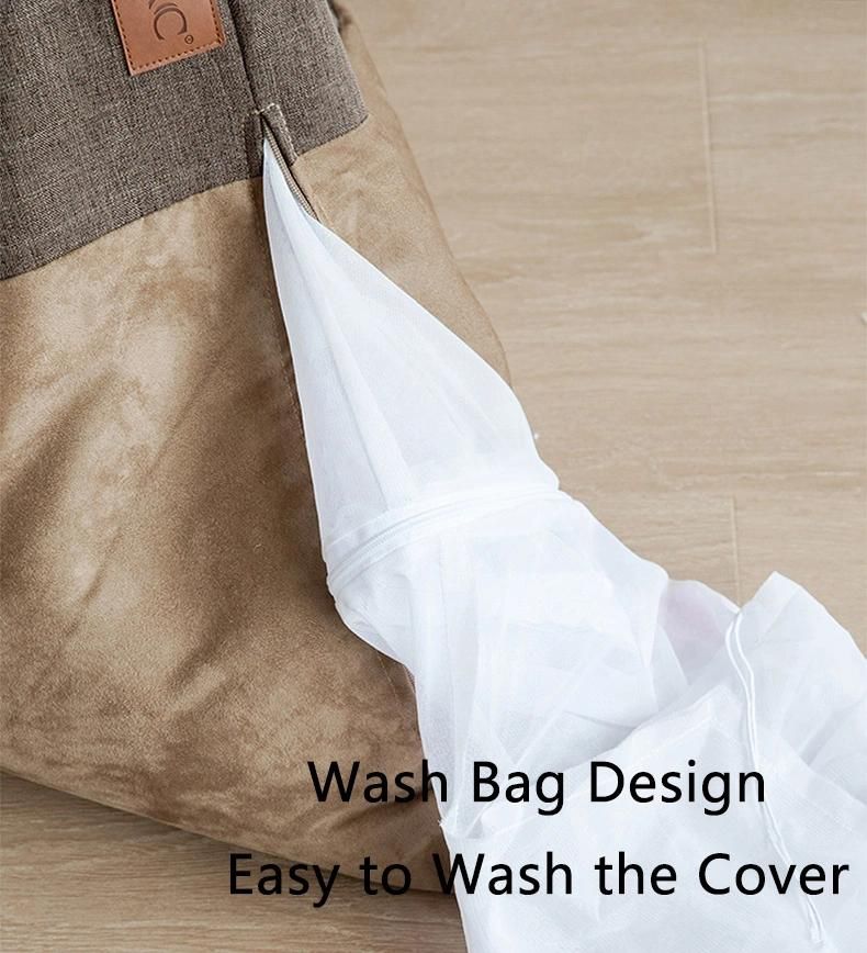 Luckysac Giant Warm Healthy Bean Bag Sofa Relax Bin Bag Sofa Chair Beanbag Couch Living Room Bedroom Comfortable Bean Bag Sofa