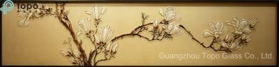 Modern Style Colorful Plum Blossom Lining Glass-Painting (MR-YB6-2034)