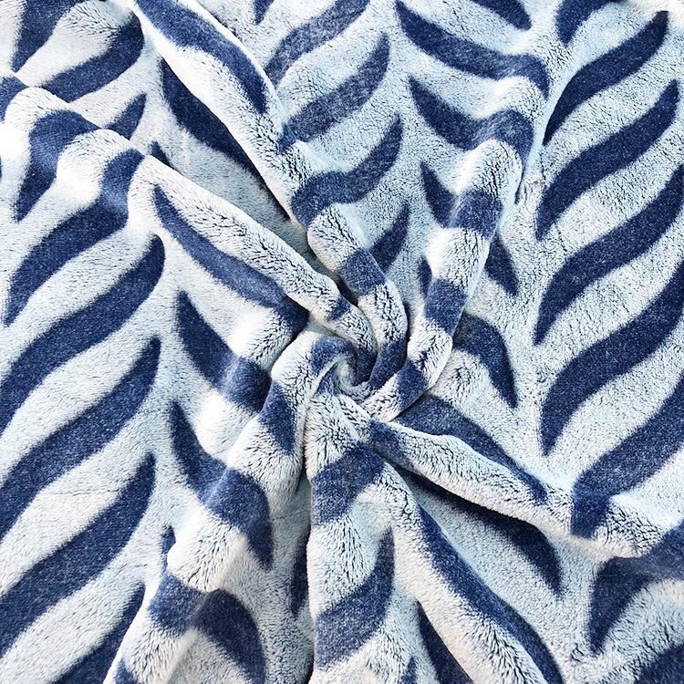 Jacquard Sofa Blanket Embossed Fleece Flannel Blankets Throws