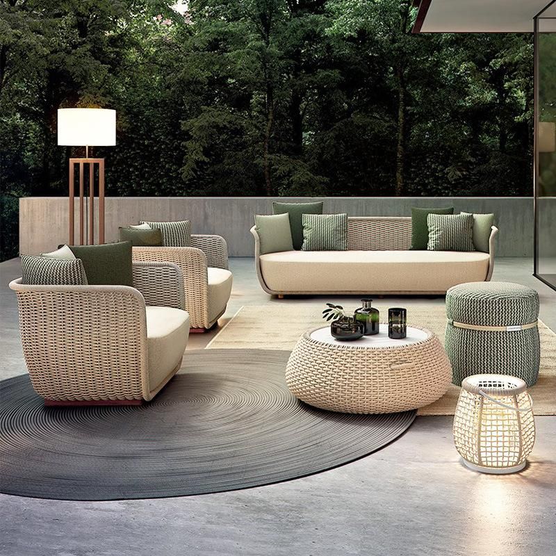Outdoor Sofa Furniture Villa Garden Table and Chair