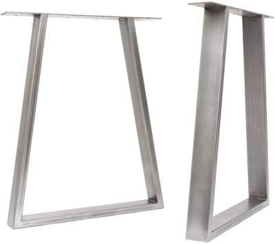 U Shaped X Shaped Square Trapezoid Stainless Steel Table Legs