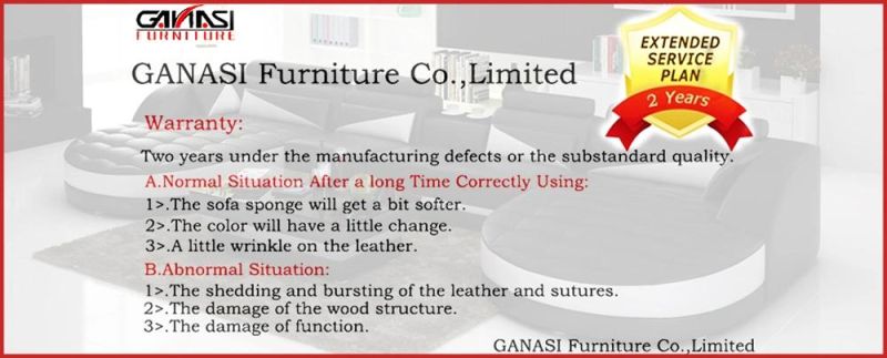 New Arrival Product Classic Style Dubai Furniture Leather Sofa with Tea Table